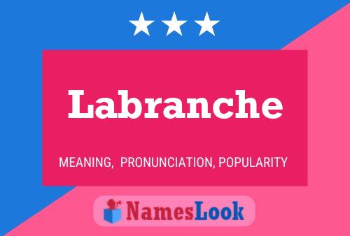 ملصق اسم Labranche