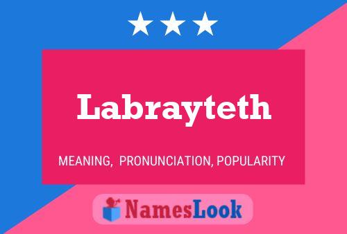 ملصق اسم Labrayteth