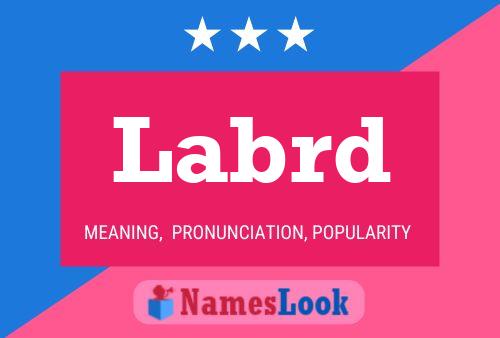 ملصق اسم Labrd