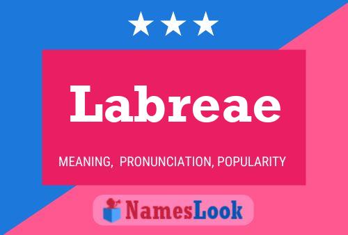 ملصق اسم Labreae