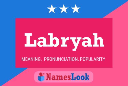 ملصق اسم Labryah