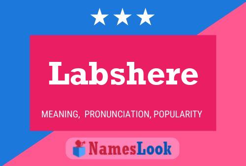 ملصق اسم Labshere