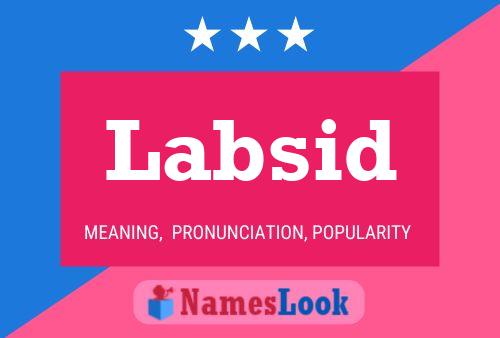 ملصق اسم Labsid