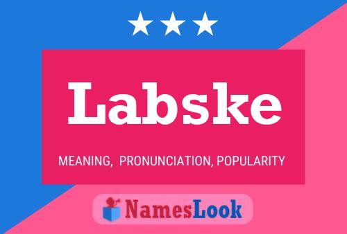 ملصق اسم Labske