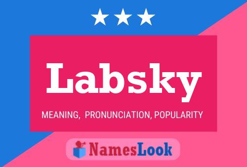 ملصق اسم Labsky