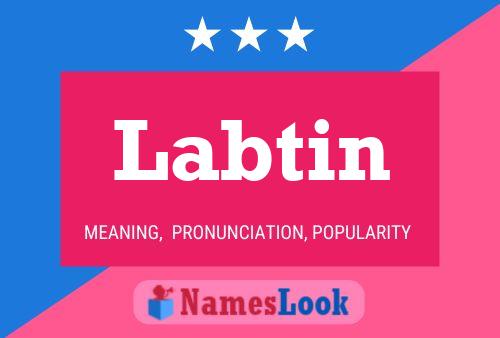 ملصق اسم Labtin