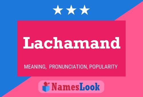 ملصق اسم Lachamand