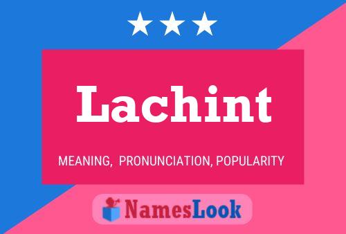 ملصق اسم Lachint