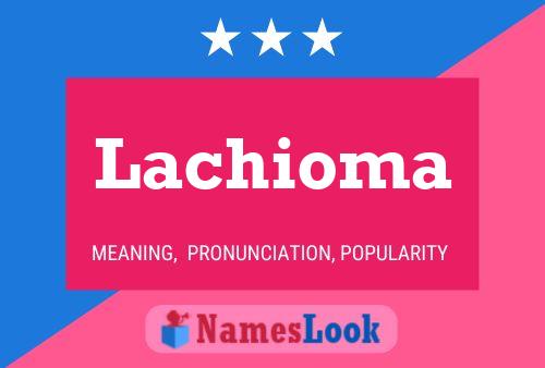 ملصق اسم Lachioma