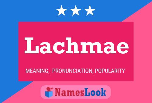 ملصق اسم Lachmae