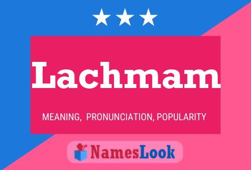 ملصق اسم Lachmam