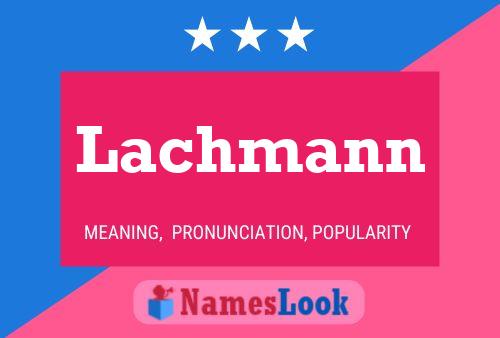 ملصق اسم Lachmann