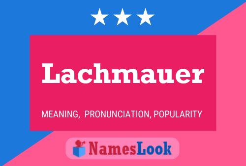 ملصق اسم Lachmauer