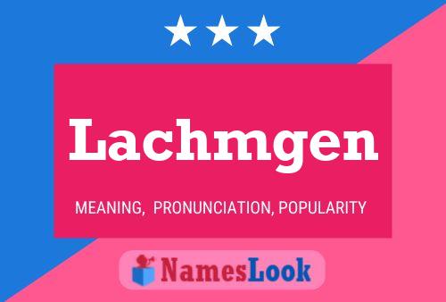 ملصق اسم Lachmgen