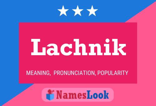 ملصق اسم Lachnik