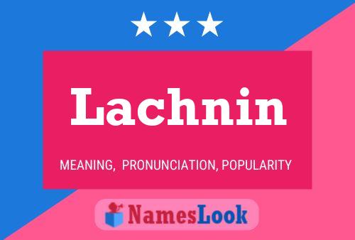 ملصق اسم Lachnin