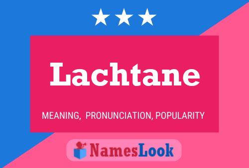 ملصق اسم Lachtane