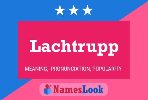 ملصق اسم Lachtrupp