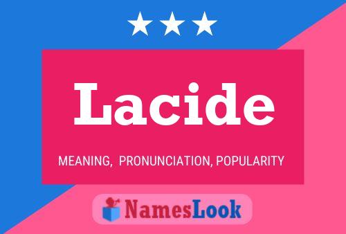 ملصق اسم Lacide