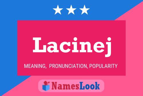 ملصق اسم Lacinej