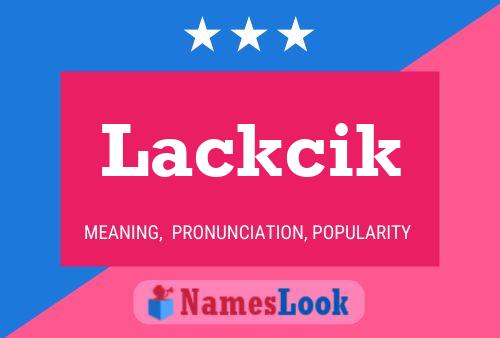 ملصق اسم Lackcik