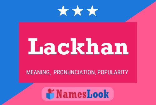 ملصق اسم Lackhan