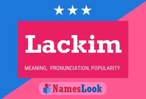 ملصق اسم Lackim