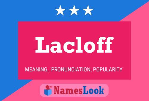 ملصق اسم Lacloff