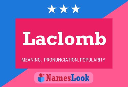 ملصق اسم Laclomb