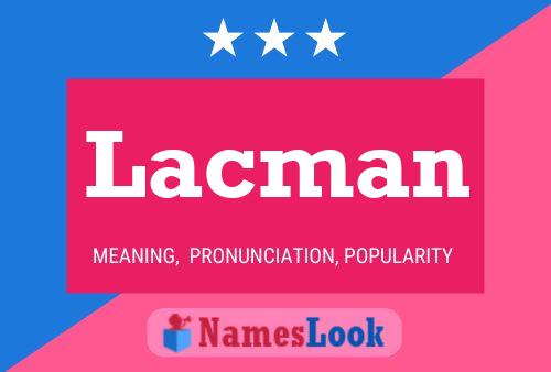 ملصق اسم Lacman