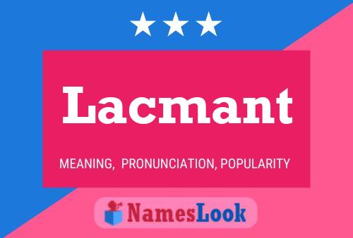 ملصق اسم Lacmant