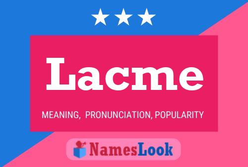 ملصق اسم Lacme