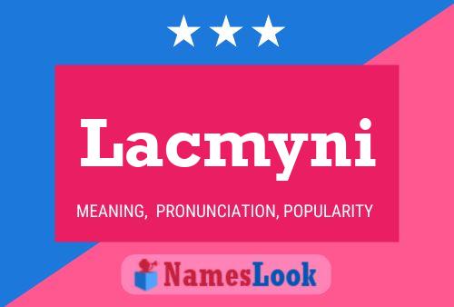 ملصق اسم Lacmyni