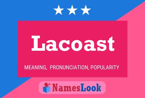 ملصق اسم Lacoast