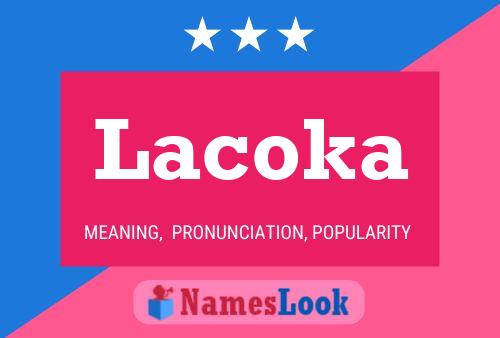 ملصق اسم Lacoka