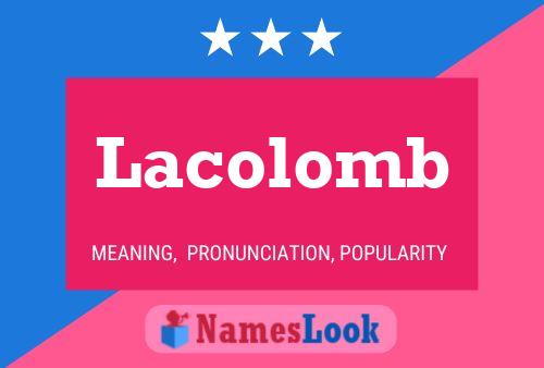 ملصق اسم Lacolomb