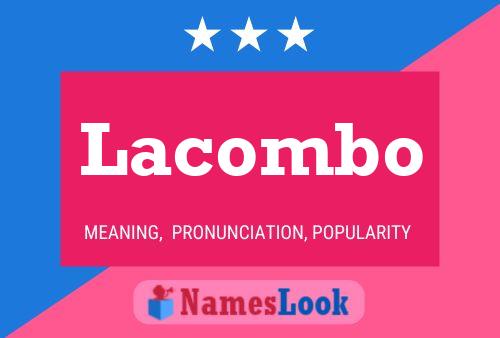 ملصق اسم Lacombo