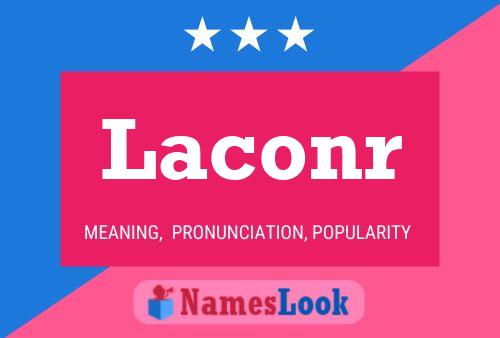 ملصق اسم Laconr