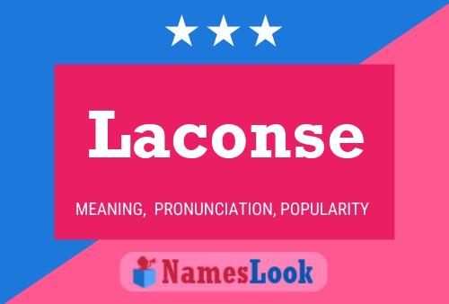 ملصق اسم Laconse