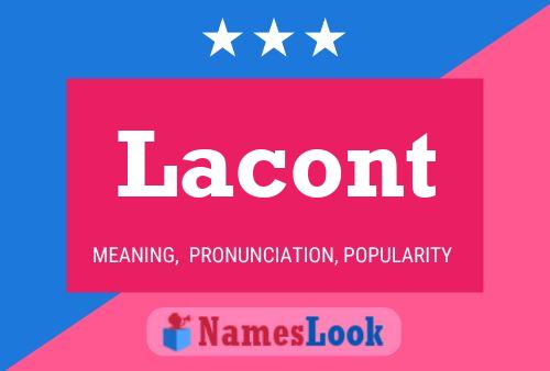 ملصق اسم Lacont