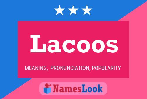 ملصق اسم Lacoos