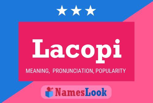 ملصق اسم Lacopi