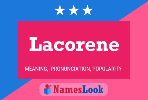 ملصق اسم Lacorene