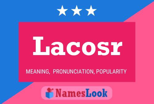 ملصق اسم Lacosr