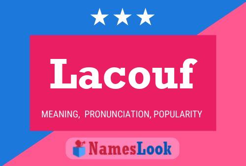 ملصق اسم Lacouf