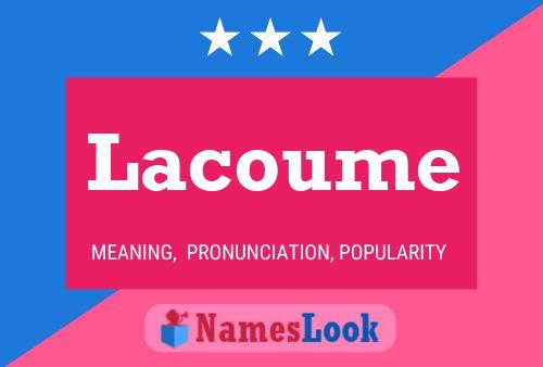 ملصق اسم Lacoume