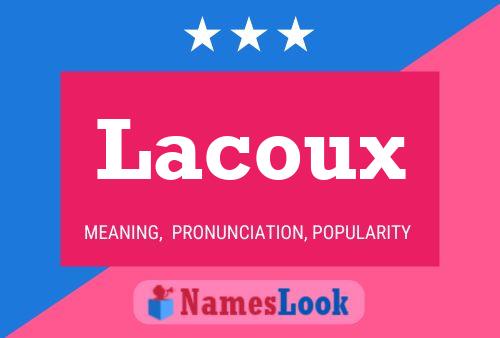 ملصق اسم Lacoux