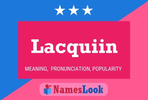 ملصق اسم Lacquiin