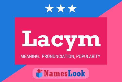 ملصق اسم Lacym