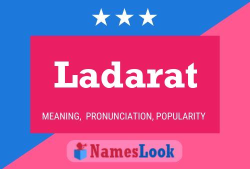 ملصق اسم Ladarat